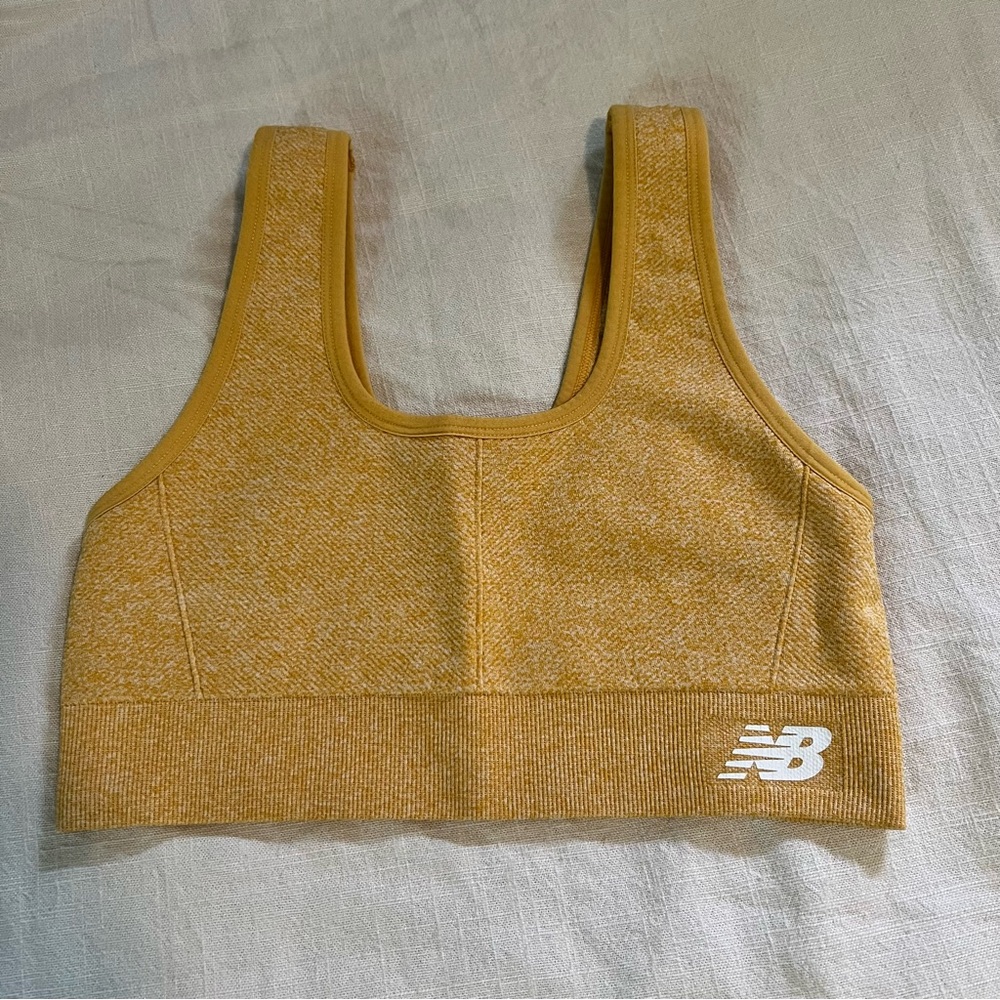 New Balance Golden Yellow Activewear Top